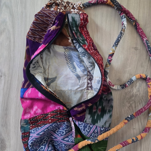 Colorful Patchwork Sling Bag - Picture 4 of 5